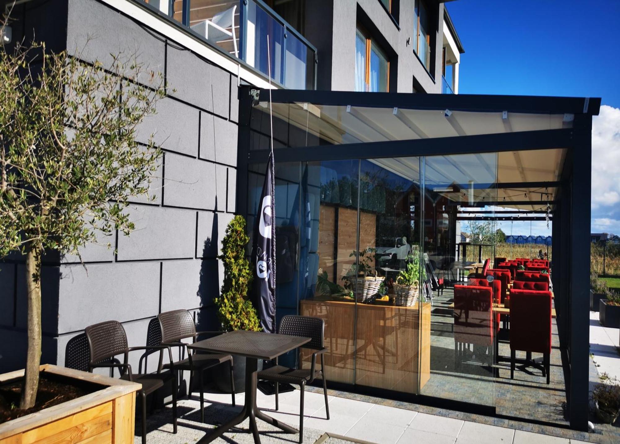 Klimatyzowany Apartament Blue , Sarbinowo Parking Basen Exteriör bild