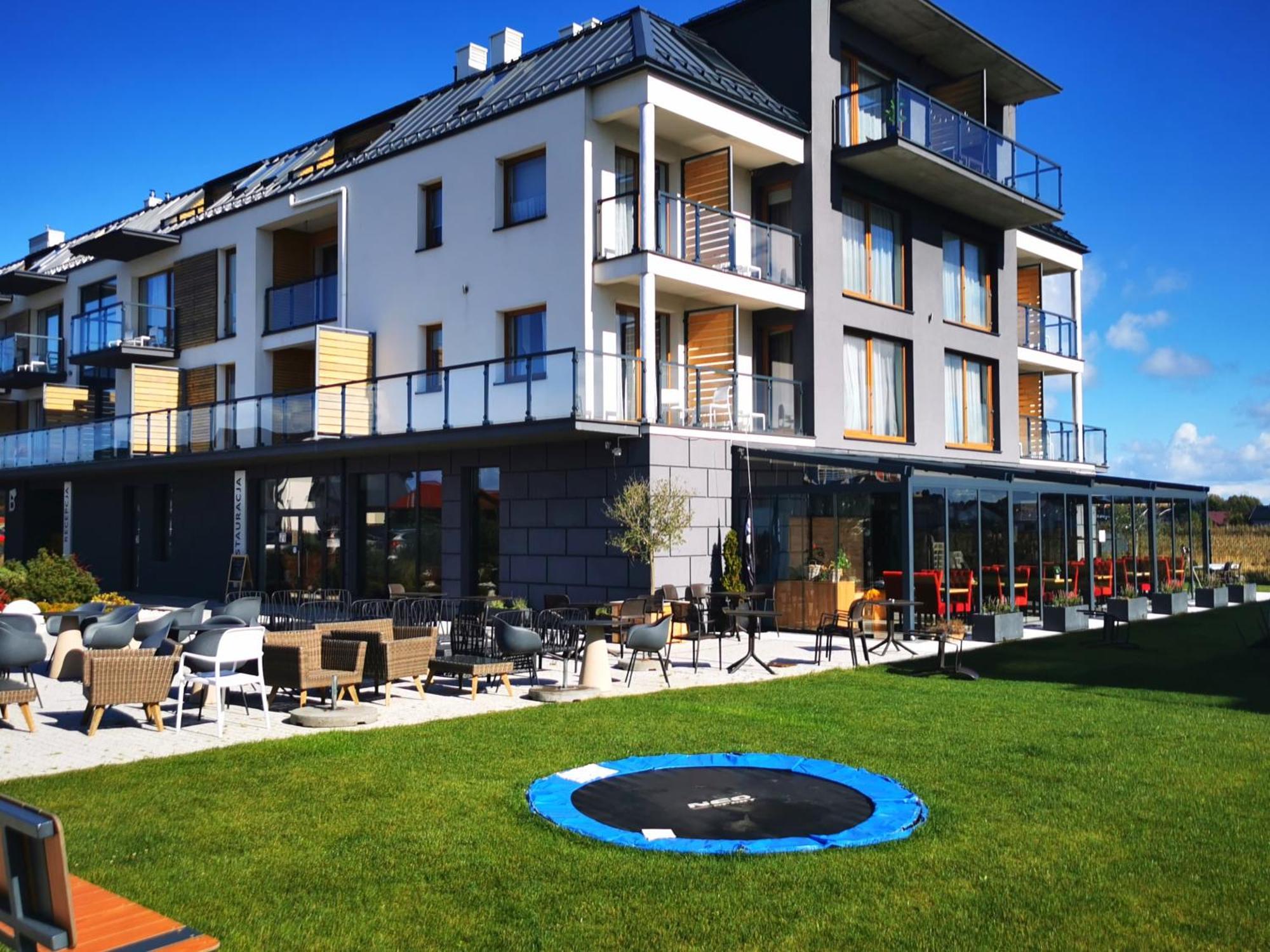 Klimatyzowany Apartament Blue , Sarbinowo Parking Basen Exteriör bild