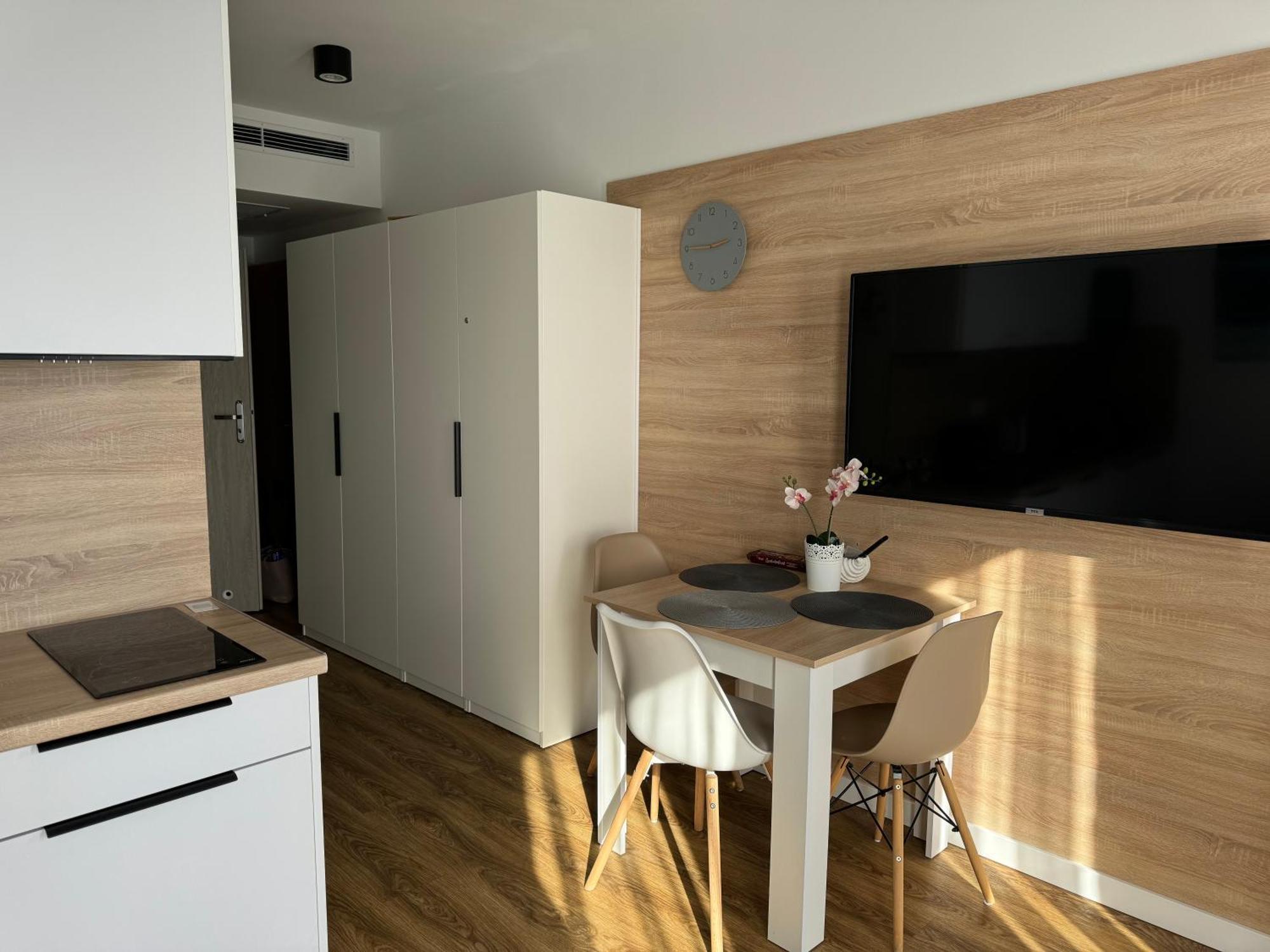 Klimatyzowany Apartament Blue , Sarbinowo Parking Basen Exteriör bild